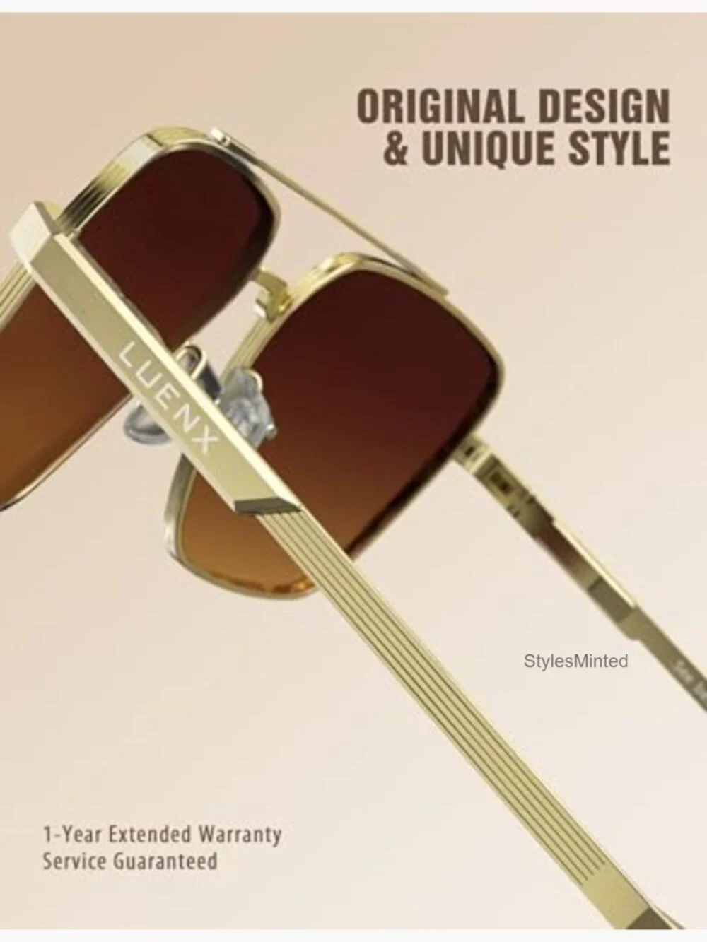 Polarized Aviator Sunglasses UV400 Protection Driving 58mm